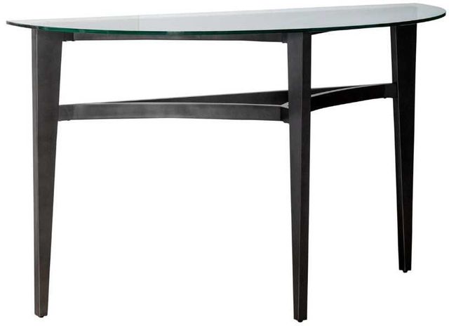 Liberty Furniture Capri Glass Top Sofa Table with Espresso Base-0