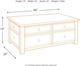 Signature Design by Ashley® Tyler Creek Grayish Brown/Black Coffee Table -1