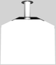 Vent-A-Hood® A Series 48" White Retro Style Wall Mounted Range Hood-4