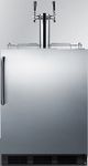 Summit® Commercial 5.5 Cu. Ft. Stainless Steel Beer Cooler/Kegerator-0
