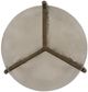 Dovetail Furniture Corentin Antique Brass Side Table-3