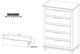 International Furniture Direct Golden Loft Gray Chest-2