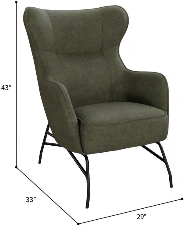 Emerald Home Franky Green Accent Chair-2