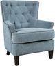 Jofran Inc. Bryson Blue Accent Chair-0