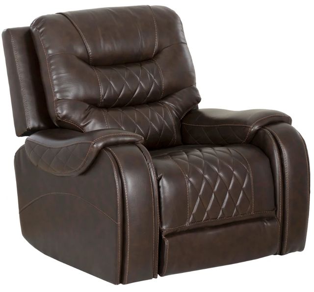 Powell® Brighton Brown Power Recliner-0