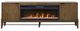 Martin Furniture Delray Golden Brown 82" Fireplace TV Stand-1