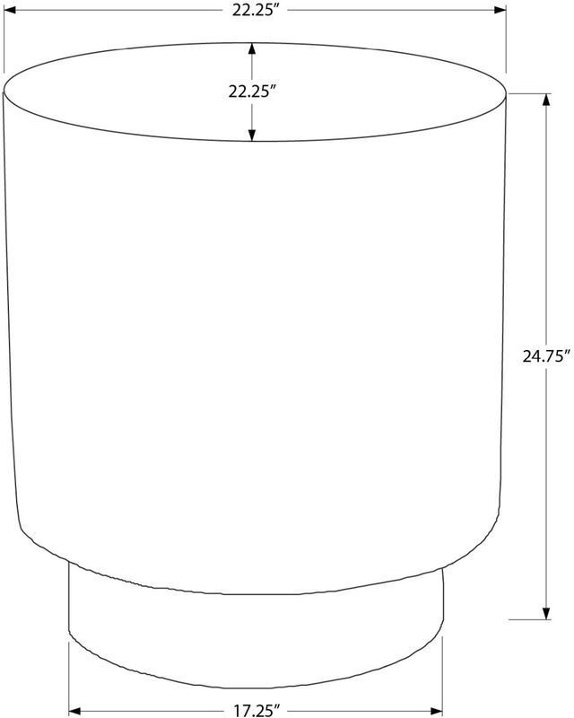 Monarch Specialties Inc. Grey Accent Table -1