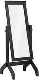 TEI Black Rectangle Floor Standing Mirror-0