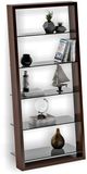 BDI Eileen™ 5156 Leaning Shelf-Chocolate Stained Walnut-1