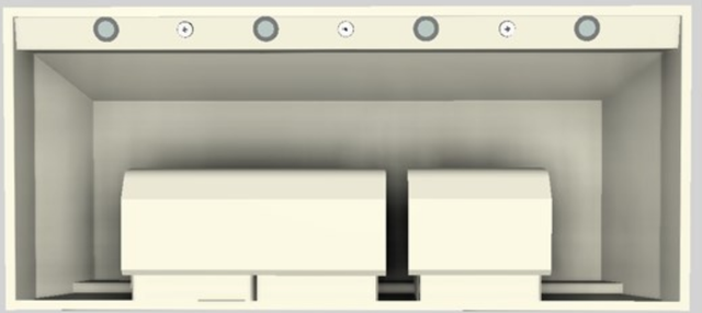 Vent-A-Hood® Designer Series 54" Biscuit Wall Mounted Range Hood-1
