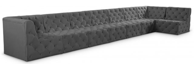 Meridian Furniture Tuft 8-Piece Grey Modular Sectional Set-0