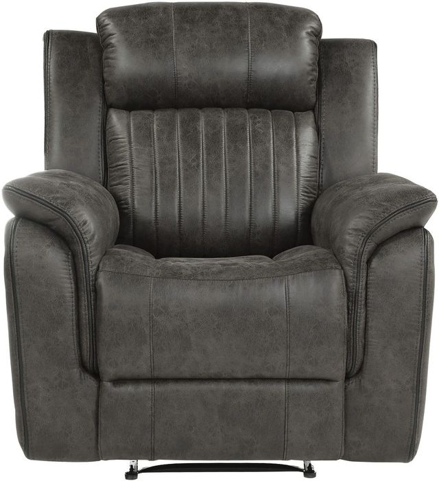 Mazin Furniture Centeroak Brownish Gray Reclining Chair-2