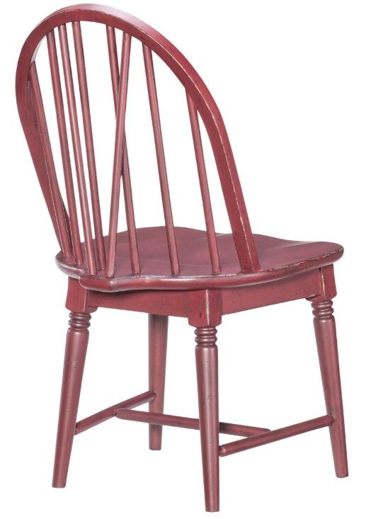 Legacy Classic Vintage Market Spiced Apple Windsor V-Shape Dining Side Chair-1