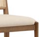 Dovetail Furniture Lakehurst 2-Piece Beige/Dark Brown Dining Side Chair Set-4