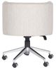 Vanguard Furniture® Vanguard Emmett Chrome/Index Porcelain Desk Chair-1