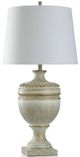 Stylecraft Malta Cream/White Table Lamp-0