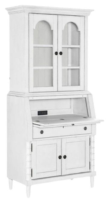 Legacy Classic Vintage Market Picket Fence Secretary Cabinet Base-3