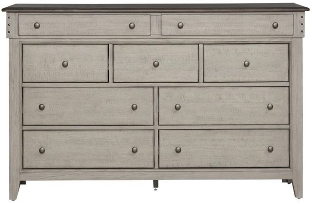 Liberty Furniture Ivy Hollow Dusty Taupe/Weathered Linen Dresser-2
