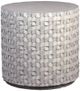 Dovetail Furniture Natsu Gray Round Drum Table-0