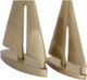Renwil® Fable Set of 2 Gold Sail Boats Statues-2