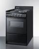 Summit® 24" Black Freestanding Electric Range-2