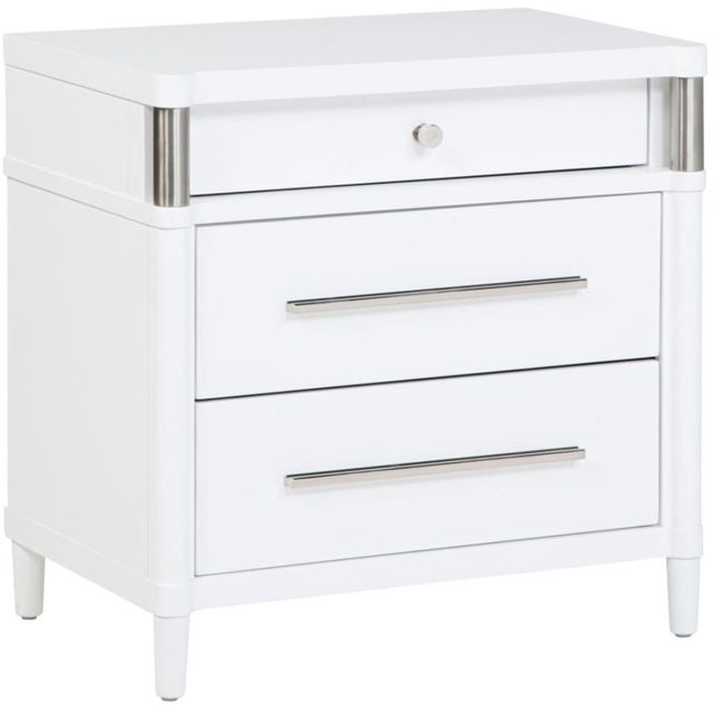 Coaster® Gracemont 4-Piece Gray/White Queen Panel Bedroom Set-3