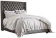 Signature Design by Ashley® Coralayne 6-Piece Gray Queen Upholstered Bed Set-1