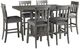 Signature Design by Ashley® Hallanden Gray 7-Piece Counter Height Dining Set-0