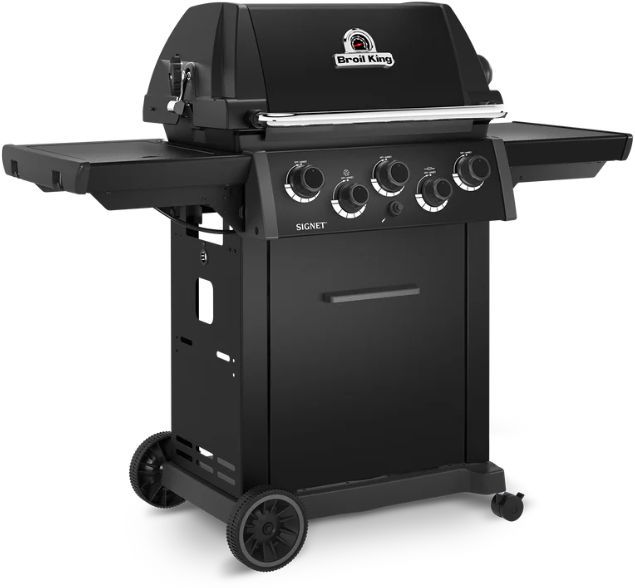 Broil King® Signet™ 390 Shadow 5-Burner Black Freestanding Natural Gas Grill-2