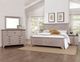 Vaughan-Bassett Bungalow Dover Grey King Mantel Bed-3