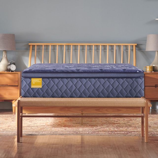 Sealy® Golden Elegance Remington 15" Hybrid Soft Euro Top Twin Mattress-1