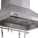 Viking® 3 Series 36" Ivy Wide Chimney Wall Hood with Ventilator-3
