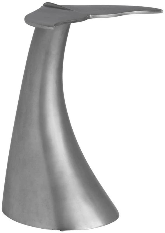 Universal Explore Home™ Oasis Antique Nickel Whale Tail Accent Table-0