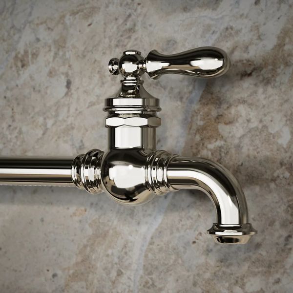 KOHLER® Artifacts® Vibrant Polished Nickel Wall-Mount Pot Filler-2
