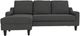 Signature Design by Ashley® Jarreau Gray Queen Sofa Chaise Sleeper-1