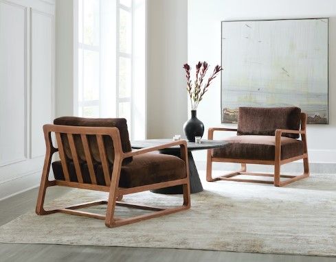 Hooker® Furniture CC Moraine Marcella Chocolate Accent Chair-1