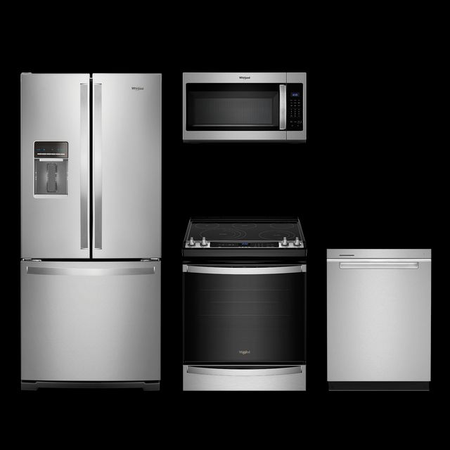 Whirlpool® 4 Piece Fingerprint Resistant Stainless Steel Kitchen ...