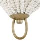 Uttermost® Biddeford Matte White Sconce with Matte Gold Accent-5