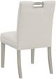 Fairfield® Customizable Pull Short Back Dining Chair with Sheer Dove Legs-3