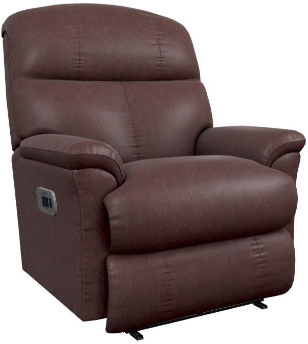 La-Z-Boy® Reed Pomegranate Leather Power Wall Recliner with Headrest and Lumbar-0