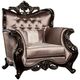 Furniture of America® Albacete Brown/Dark Cherry Accent Chair-0