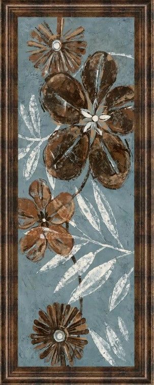 Classy Art Denim Garden Il By Maria Donovan Wall Art-1