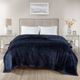 Olliix by Madison Park Navy Twin/Twin XL Coleman Reversible Down Alternative Blanket-4