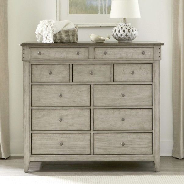 Liberty Furniture Ivy Hollow Dusty Taupe/Weathered Linen Chesser-1