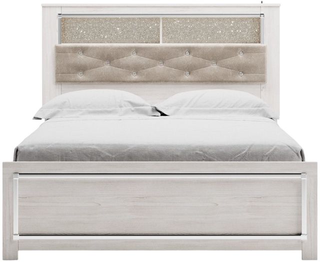 Signature Design by Ashley® Altyra White King Panel Bookcase Bed-1