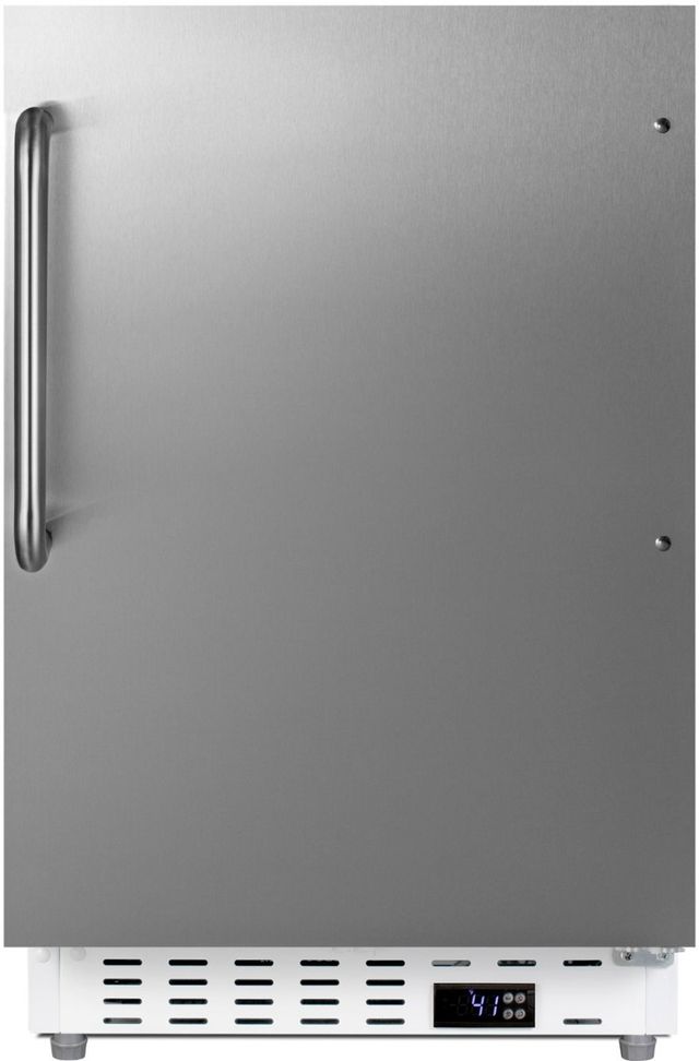 Summit® 3.5 Cu. Ft. Stainless Steel Under The Counter Refrigerator-0