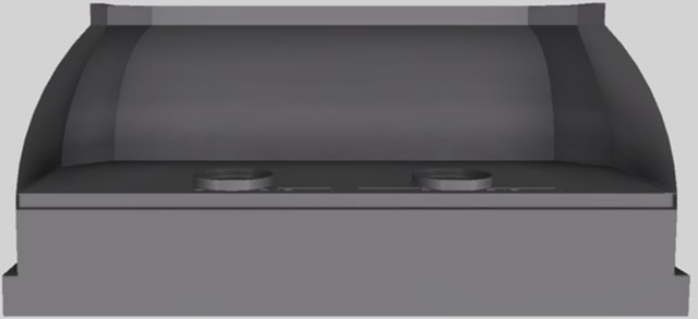 Vent-A-Hood® Designer Series 66" Gunsmoke Wall Mounted Range Hood-3