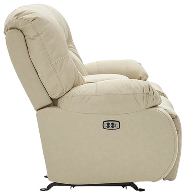 Best® Home Furnishings Customizable Brinley Leather Power Reclining Space Saver® Loveseat with Center Console-3