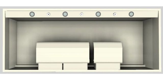 Vent-A-Hood® Designer Series 60" Biscuit Wall Mounted Range Hood-3