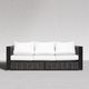 Enclover Chestnut Lux Black/White Sofa-1